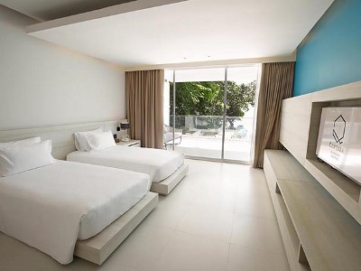 bedroom 5 - hotel centara q resort rayong - rayong, thailand