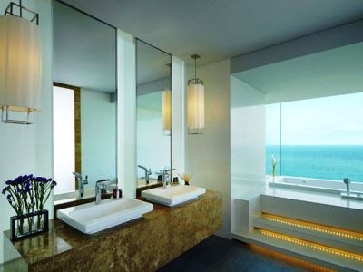 bathroom 1 - hotel rayong marriott resort and spa - rayong, thailand