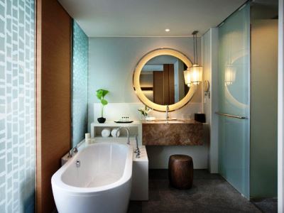 bathroom 3 - hotel rayong marriott resort and spa - rayong, thailand