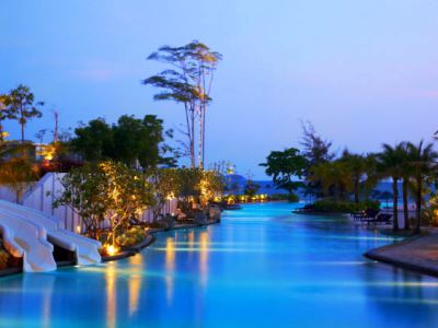 outdoor pool 1 - hotel rayong marriott resort and spa - rayong, thailand