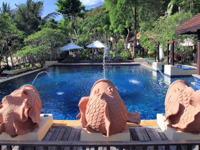 outdoor pool - hotel le vimarn cottages and spa - koh samed, thailand