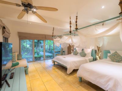 bedroom 2 - hotel paradise koh yao - koh yao, thailand