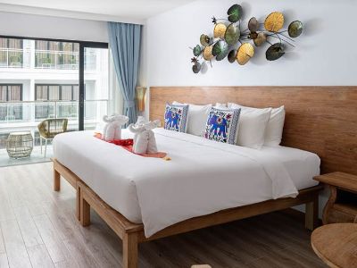bedroom - hotel royal yao yai island beach resort - koh yao, thailand