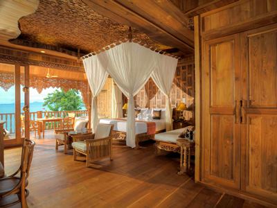 bedroom 1 - hotel santhiya koh yao yai resort and spa - koh yao, thailand