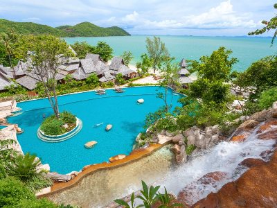 outdoor pool - hotel santhiya koh yao yai resort and spa - koh yao, thailand