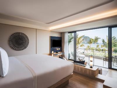 bedroom - hotel anantara koh yao yai resort and villas - koh yao, thailand