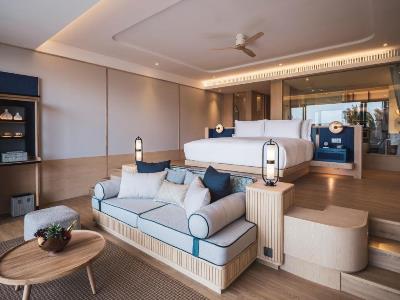 bedroom 2 - hotel anantara koh yao yai resort and villas - koh yao, thailand