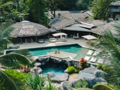outdoor pool 1 - hotel treehouse villas koh yao - koh yao, thailand