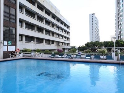 outdoor pool - hotel asia hotel - bangkok, thailand