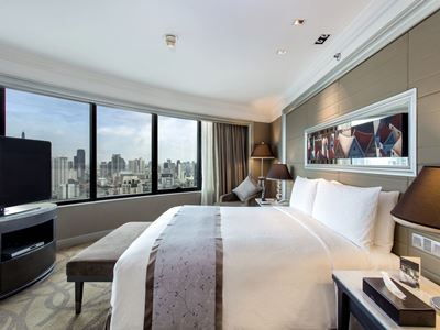 bedroom 1 - hotel intercontinental bangkok - bangkok, thailand