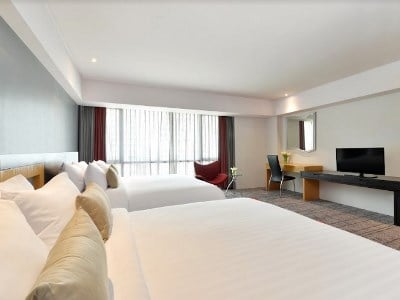 deluxe room 1 - hotel belaire bangkok - bangkok, thailand