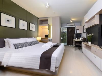 bedroom - hotel amber sukhumvit 85 - bangkok, thailand