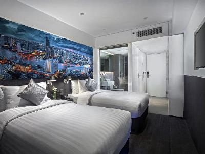 bedroom 1 - hotel galleria 12 sukhumvit - bangkok, thailand