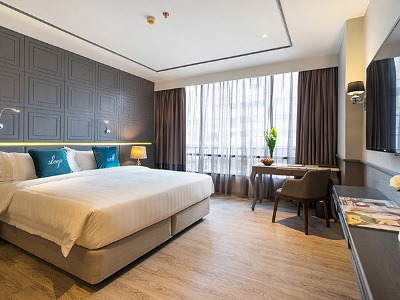 deluxe room - hotel well hotel bangkok sukhumvit 20 - bangkok, thailand