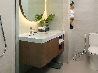 bathroom - hotel avani sukhumvit - bangkok, thailand