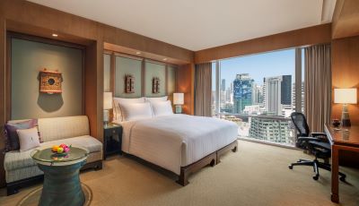 standard bedroom - hotel conrad bangkok - bangkok, thailand