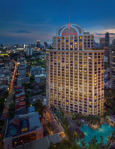 exterior view - hotel conrad bangkok - bangkok, thailand