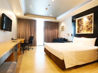 bedroom 1 - hotel admiral premier - bangkok, thailand