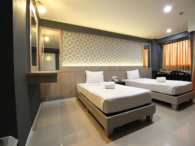 bedroom - hotel convenient park - bangkok, thailand