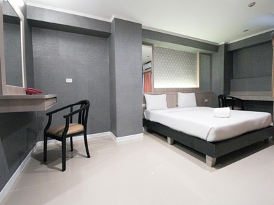 bedroom 1 - hotel convenient park - bangkok, thailand