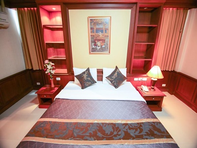 bedroom 2 - hotel convenient park - bangkok, thailand