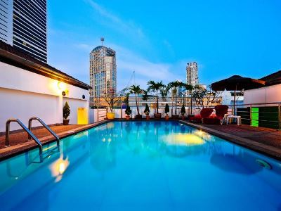 outdoor pool - hotel admiral suites - bangkok, thailand