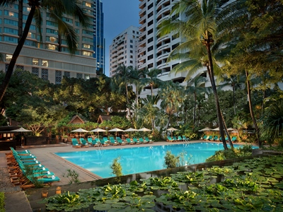 outdoor pool - hotel anantara siam bangkok - bangkok, thailand