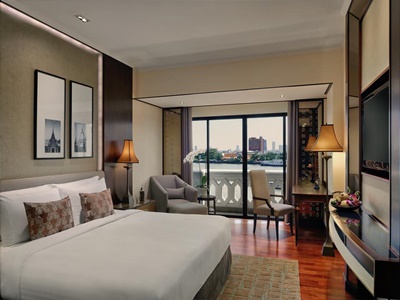bedroom 1 - hotel anantara riverside bangkok resort - bangkok, thailand