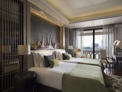 bedroom 2 - hotel anantara riverside bangkok resort - bangkok, thailand
