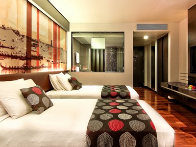 bedroom - hotel park plaza bangkok soi 18 - bangkok, thailand