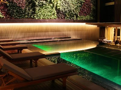 outdoor pool 1 - hotel arcadia suites - bangkok, thailand