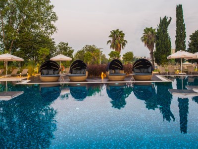 outdoor pool - hotel adana hiltonsa - adana, turkey