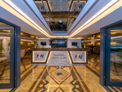 lobby - hotel skalion - istanbul, turkey