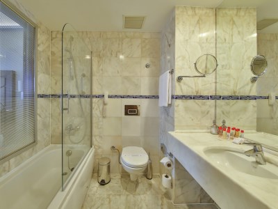 bathroom - hotel ramada by wyndham istanbul taksim - istanbul, turkey