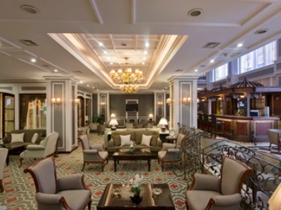 lobby 1 - hotel yigitalp - istanbul, turkey