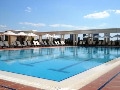 outdoor pool - hotel istanbul marriott hotel asia - istanbul, turkey