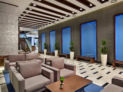 lobby 1 - hotel hilton garden inn izmir bayrakli - izmir, turkey