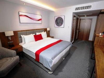 bedroom - hotel ramada by wyndham izmir aliaga - izmir, turkey