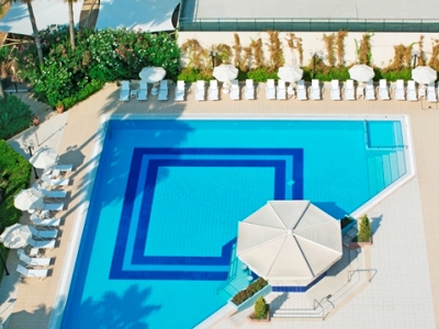 outdoor pool - hotel mersin hiltonsa - mersin, turkey