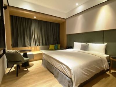bedroom 1 - hotel evergreen palace hotel chiayi - chiayi, taiwan