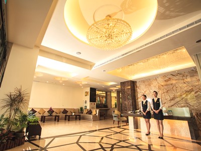 lobby - hotel li shiuan - hualien, taiwan