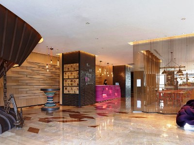 lobby - hotel indigo kaohsiung central park - kaohsiung, taiwan