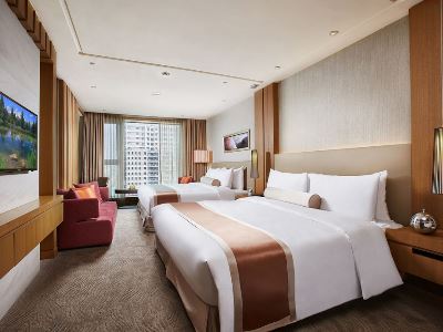 bedroom 1 - hotel millennium - taichung, taiwan