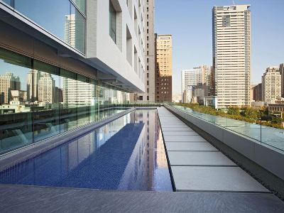 outdoor pool - hotel millennium - taichung, taiwan