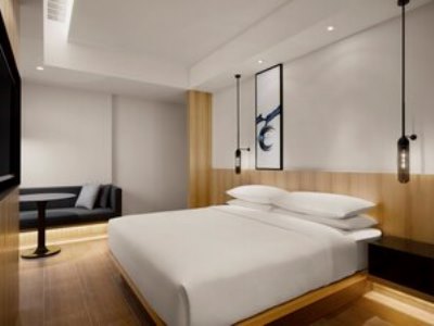 bedroom - hotel fairfield by marriott taichung - taichung, taiwan