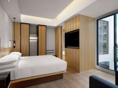 bedroom 1 - hotel fairfield by marriott taichung - taichung, taiwan