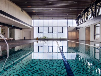indoor pool - hotel crowne plaza tainan - tainan, taiwan