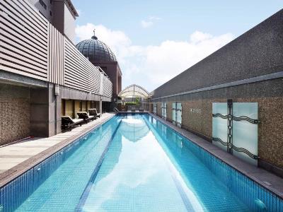 outdoor pool - hotel fullon taoyuan - taoyuan, taiwan