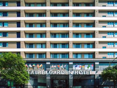 exterior view - hotel taipei garden - taipei, taiwan