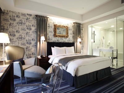 bedroom - hotel grand victoria - taipei, taiwan
